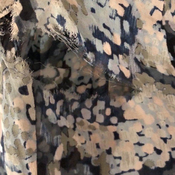 Club Monaco Delaynee Dress Shift Sheer Navy Size 6 - Picture 11 of 14